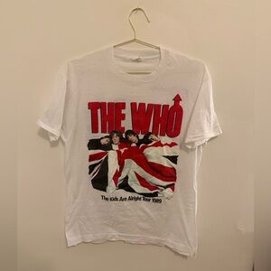 The Who: The Kids are Alright Tour authentic vintage concert tee (1989)